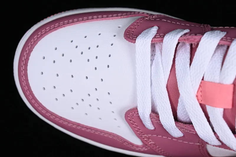 All categories Air Jordan Jordan series basketball shoes Air Jordan 1 Low G version pure original Air Jordan 1 Low "Desert Berry" AJ1 Joe 1 pink and white low-top cultural basketball shoes 553560-616